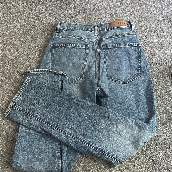 PacSun Blue Straight Leg Stretch Dad Jeans - Picture 5 of 5